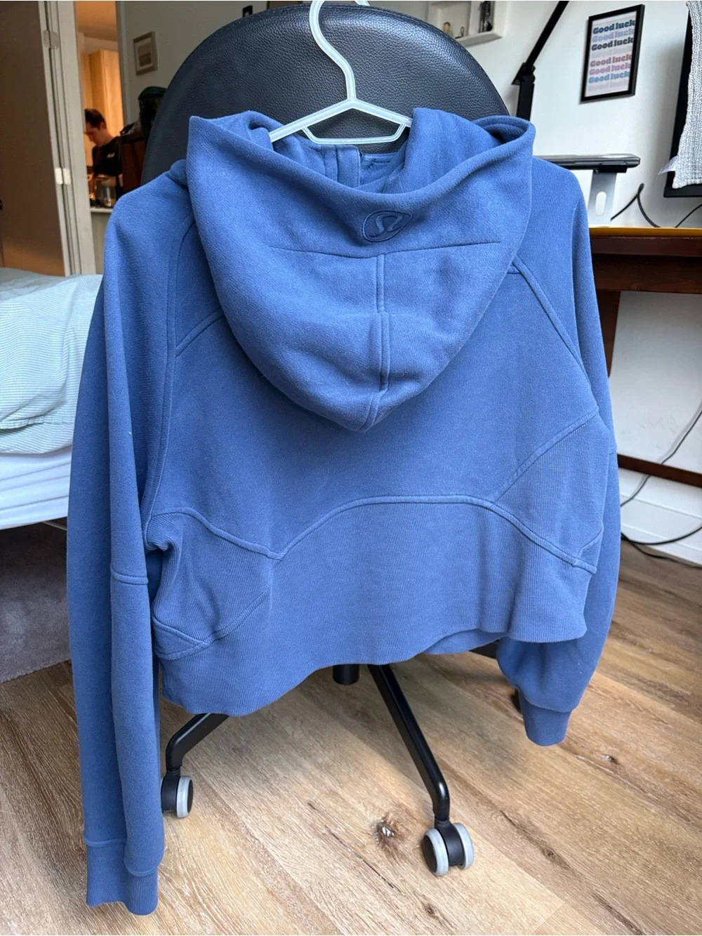 lululemon athletica Women's Half-Zip Hooded Pullover - Navy Blue